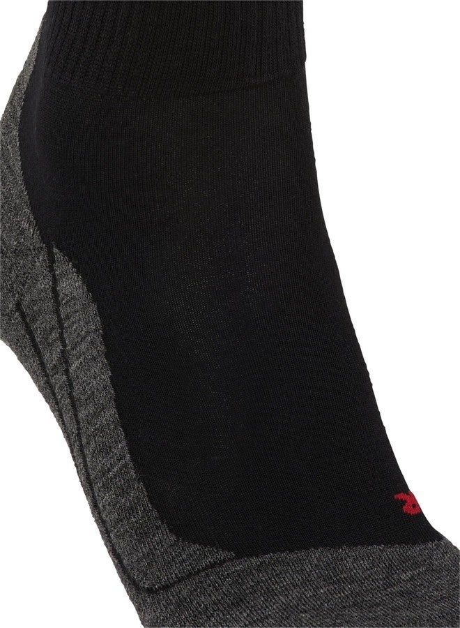 فلايك جوارب فالك الرجالية القصيرة للمشي لمسافات طويلة TK5 Wander Cool، مصنوعة من الليوسيل، لون أسود (أسود-ميكس 3010)، مقاس 10.5-11.5، زوج واحد - Image 2