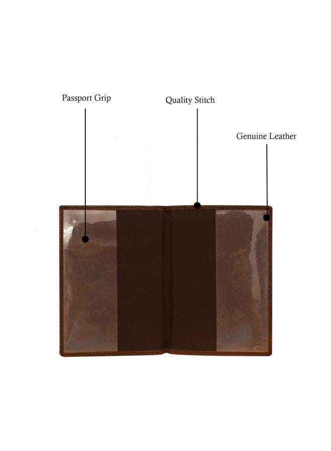 ABYS غطاء جواز سفر جلد تان للجنسين (8123ABIB6) - Image 3