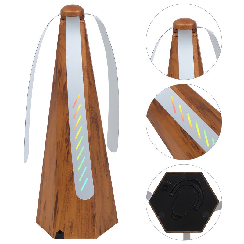 PIAOPIAONIU 3 PCS Fly Fan for Tables Fan Fly Portable Wood Grain Table Fan,for Outdoor - Image 3