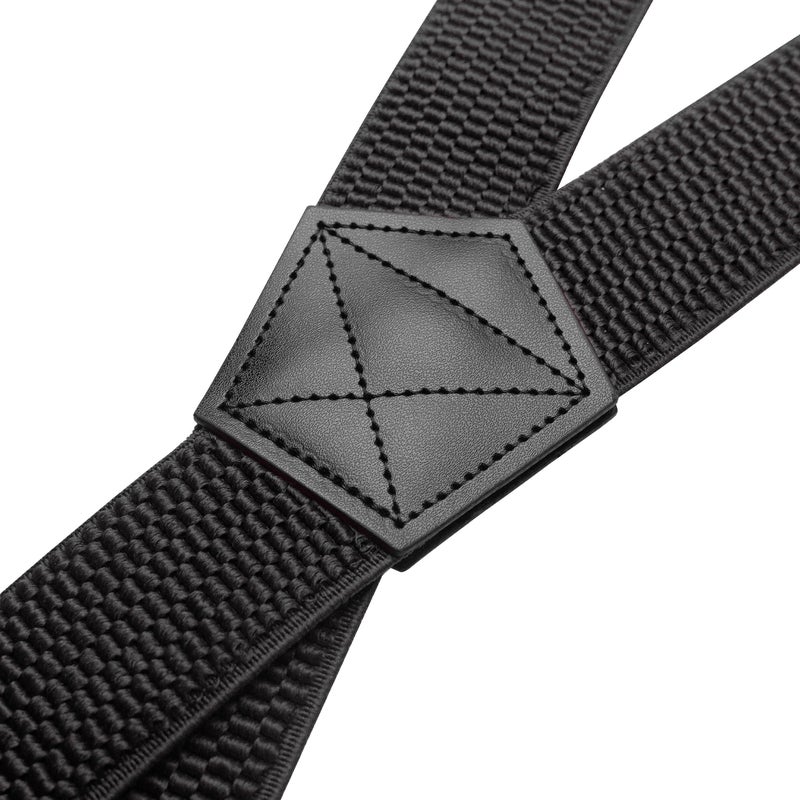 JEMYGINS Hidden Black Suspenders for Men Under Clothes - Free Yourself from Troublesome Waistbands(1.48" Wide) - Image 3