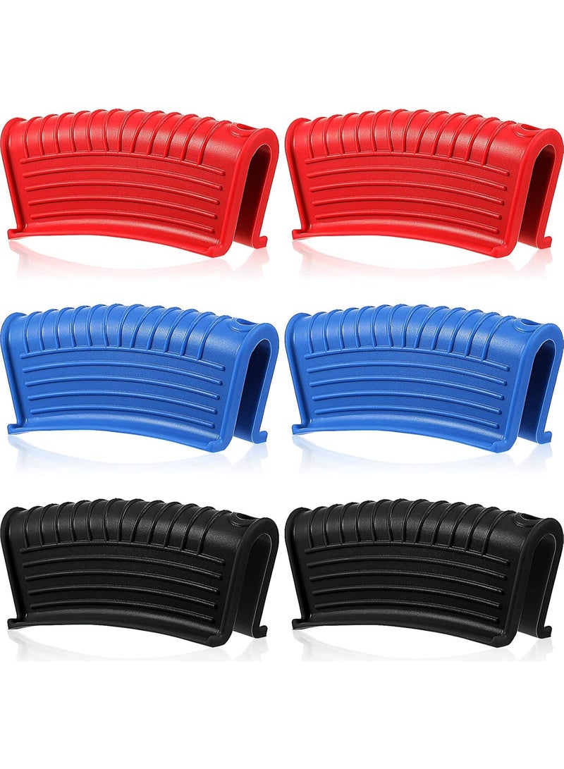 3 Pairs Silicone Assist Hot Pan Handle Holder Hot Skillet Handle Covers Silicone Pot Holder Scald-Proof Pan Grip Cover Heat Insulated Pot Grip for Cast Iron Frying Pans Griddles Skillets Oven Trays - Image 1