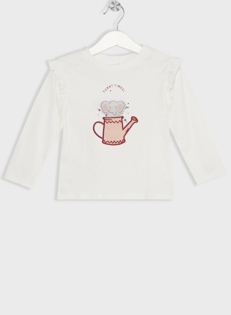 MANGO Infant Funny Times T-Shirt - Image 1