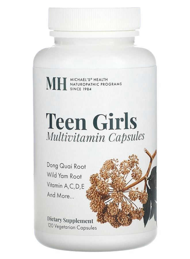 Michael's Naturopathic Teen Girls Multivitamin 120 Vegetarian Capsules