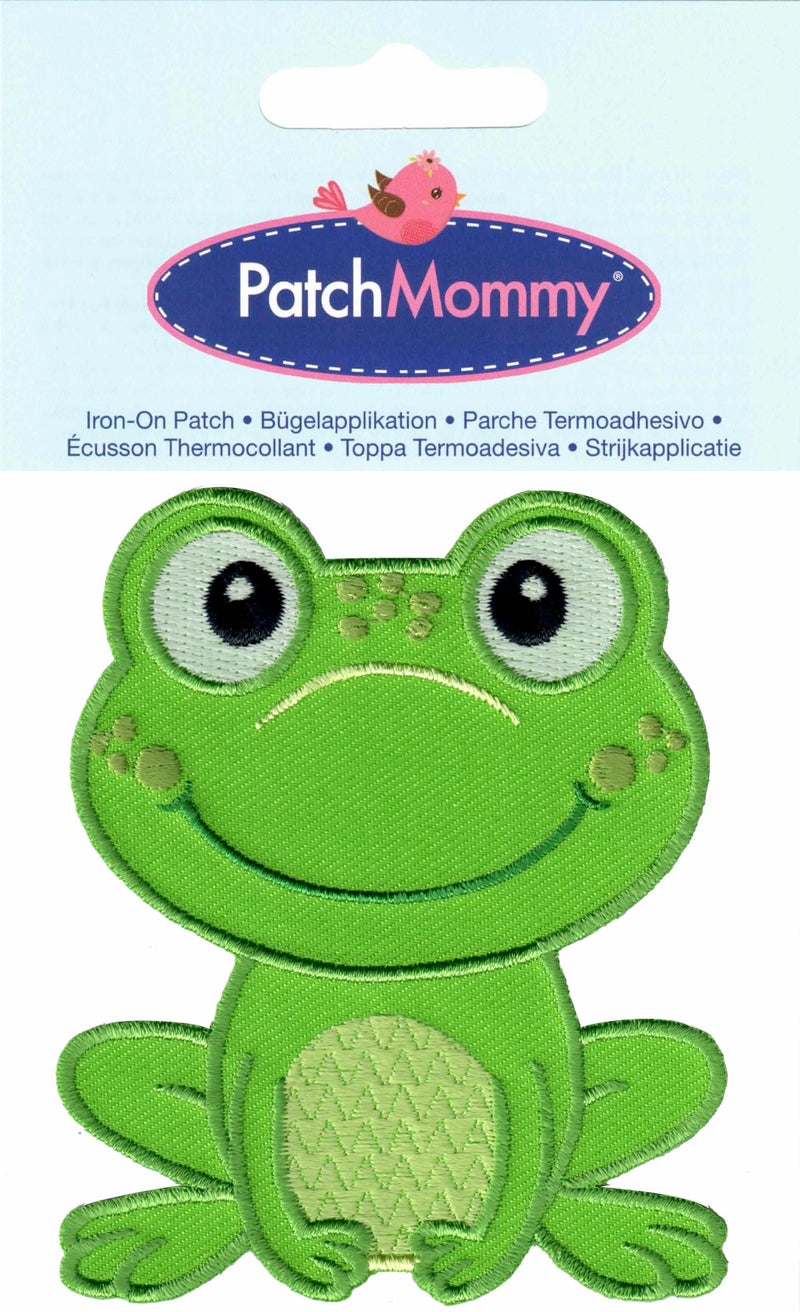 PatchMommy Frog Patch, Iron On/Sew On - Appliques for Kids Children - Image 3