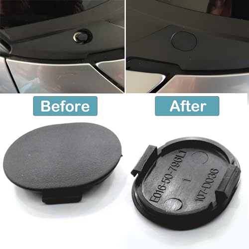 Txouoxt 2pcs E01650796 Windscreen Cowl Grille Screw Hole Cap Screw Rubber Covers Compatible with Mazda Miata MX5 Millenia MPV Protege Miata RX7 3 Ford Probe Windshield - Image 3