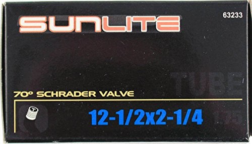 Sunlite Bicycle Tube 12-1/2 x 2-1/4 (1.75) Angled 70 Degree SCHRADER valve - Image 3