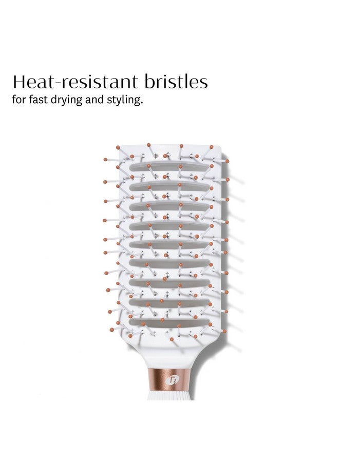T3 Dry Vent Hair Brush | Vented Detangling Brush for Fast Blow Drying | Heat Resistant Bristles - Image 2