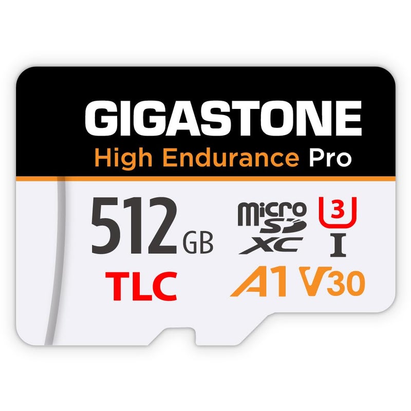 Gigastone 5Yrs Free Data Recovery GIGASTONE 512GB Micro SD Card TLC High Endurance Pro Speed Up to 140120 MBs Compatible with REDTIGER Rove VIOFO VANTRUE PRUVEEO Dash Cam MicroSDXC UHSI A1 V30 U3 - Image 2