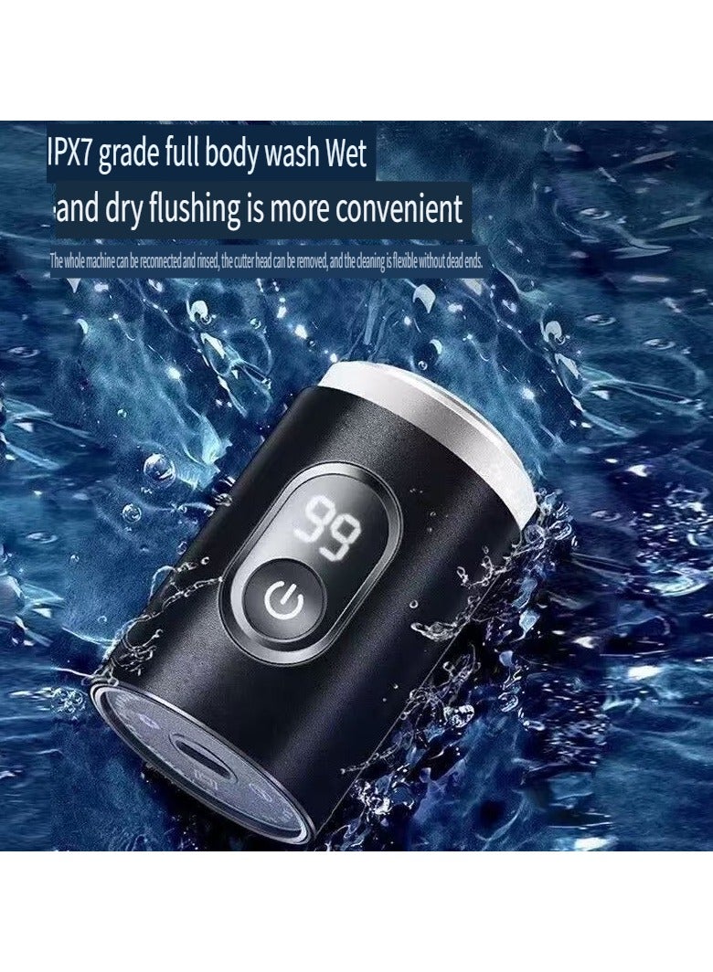 ماكينة حلاقة كهربائية للرجال، ماكينة حلاقة لحية صغيرة محمولة، قابلة للغسل في السيارة - Image 4