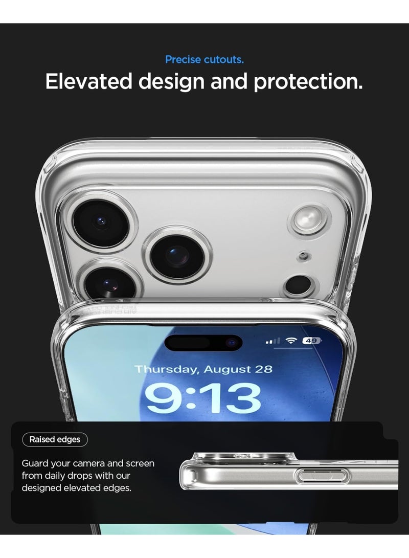 Spigen Ultra Hybrid MagFit iPhone 17 Pro Max Case Cover with MagSafe (2025) - Zero One White - Image 5