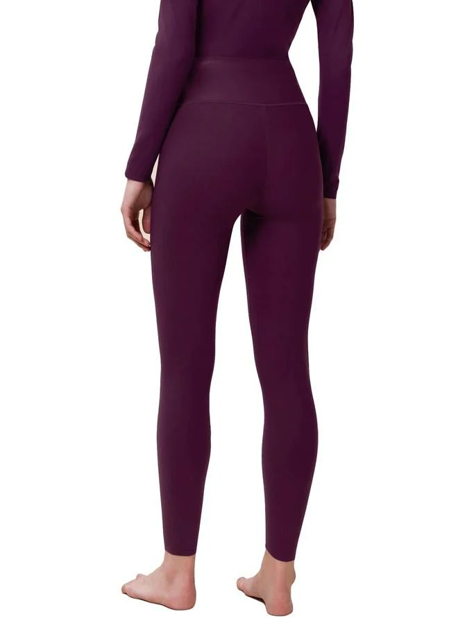 ترايامف Triumph Flex Smart Thermo-Regulating Ultrasoft Anticrease Sustainable Quick Dry Leggings Maroon