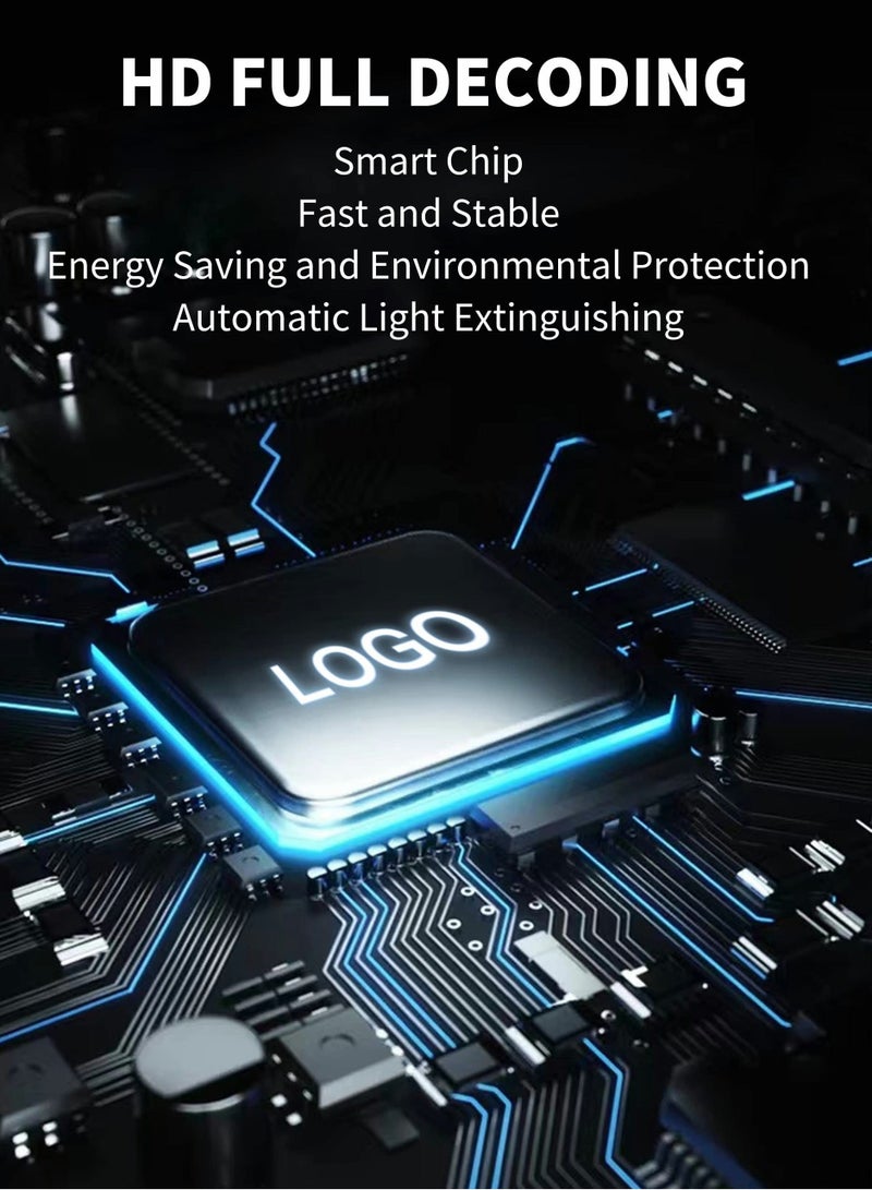 أضواء شعار باب السيارة LED لطرازات أودي، أضواء بركة مع تأثير ظل شبح، مجموعة من 2 - Image 4