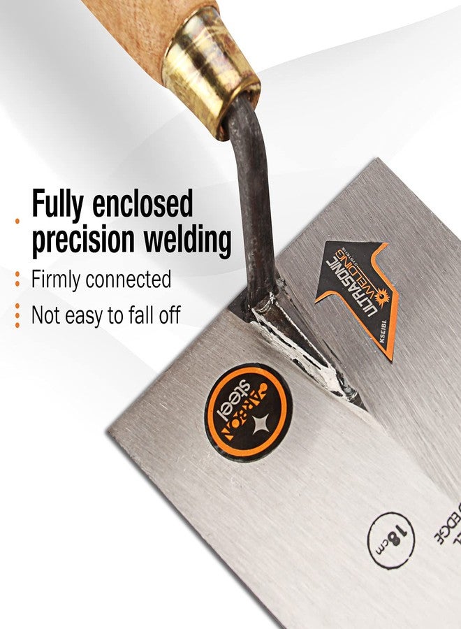 كسيبي KSEIBI 281350 مجرفة بناء طوب ذات دلو ضيق ومقبض خشبي وطرف مربع (7 بوصات - 180 مم) - Image 2