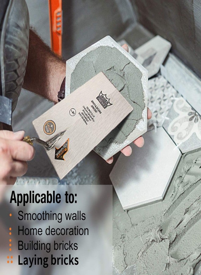 كسيبي KSEIBI 281350 مجرفة بناء طوب ذات دلو ضيق ومقبض خشبي وطرف مربع (7 بوصات - 180 مم) - Image 5