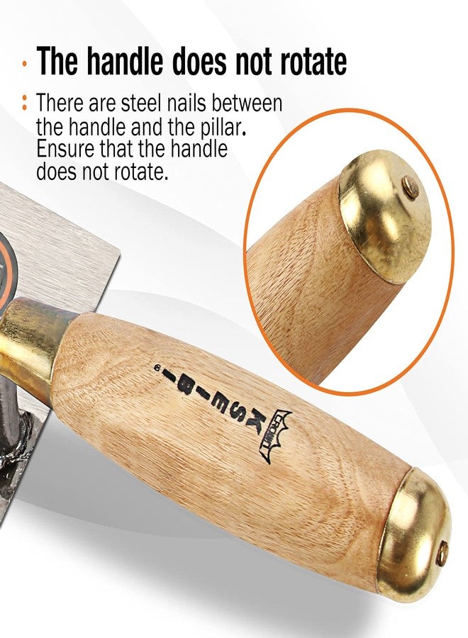 كسيبي KSEIBI 281350 مجرفة بناء طوب ذات دلو ضيق ومقبض خشبي وطرف مربع (7 بوصات - 180 مم) - Image 4