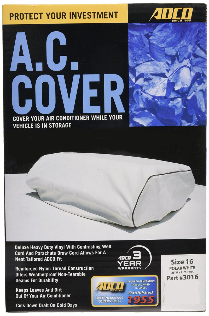 ADCO 3016 White Size 16 RV Air Conditioner Cover - Image 5