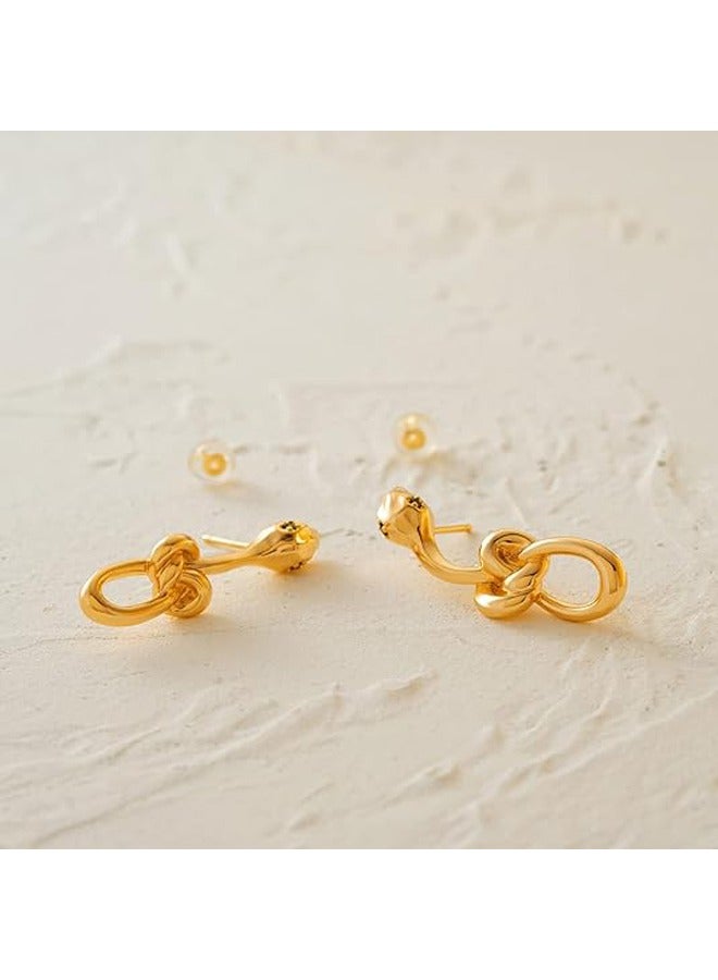 ميفيكو المرأة Huggie أقراط الذهب هوب النائم 14K الذهب شغل صغيرة بسيطة اليدوية هيبوالرجينيك مجوهرات يومية - Image 5