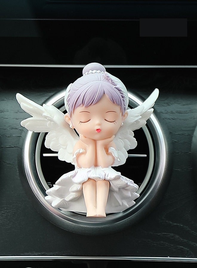 Cute Girl Car Air Vent Aromatherapy Clips Air Freshener Clips Car Decorations Car Fragrance Diffuser Air Vent Creative Vehicle Supplies Car Interior Accessories Car Vent Decoration - Image 2