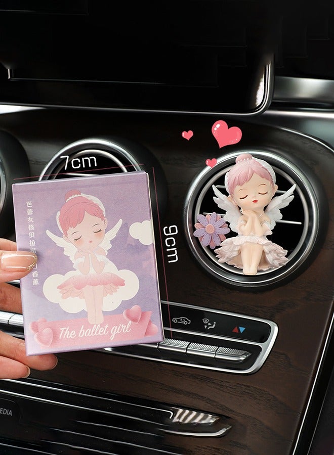 Cute Girl Car Air Vent Aromatherapy Clips Air Freshener Clips Car Decorations Car Fragrance Diffuser Air Vent Creative Vehicle Supplies Car Interior Accessories Car Vent Decoration - Image 3