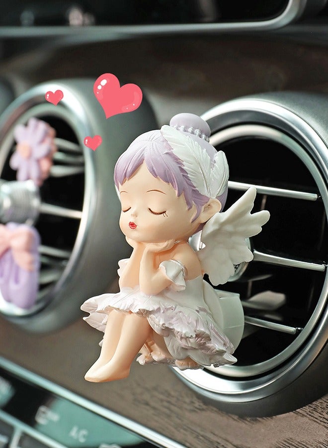 Cute Girl Car Air Vent Aromatherapy Clips Air Freshener Clips Car Decorations Car Fragrance Diffuser Air Vent Creative Vehicle Supplies Car Interior Accessories Car Vent Decoration - Image 5