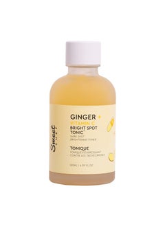 sweet chef Sweet Chef Ginger + Vitamin C Spot Tonic - Ginger + Turmeric Vitamin C Facial Toner, Hydrates and Visibly Smooths Skin - Vitamin C Helps to Fade the Appearance of Dark Spots (130ml / 4.39 fl oz)  - Image 1