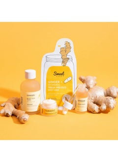 sweet chef Sweet Chef Ginger + Vitamin C Spot Tonic - Ginger + Turmeric Vitamin C Facial Toner, Hydrates and Visibly Smooths Skin - Vitamin C Helps to Fade the Appearance of Dark Spots (130ml / 4.39 fl oz)  - Image 4