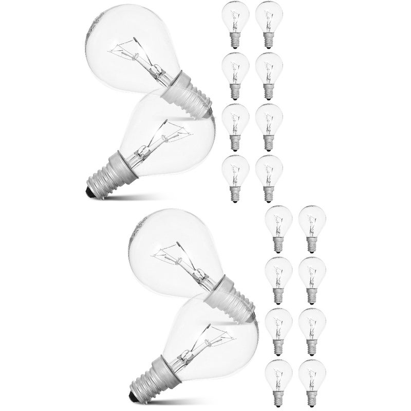 20 Pcs Small Bulbs E14 Vintage Bulbs Replacement Bulbs for Table Lamps Pendant Sconces Antique - Image 1