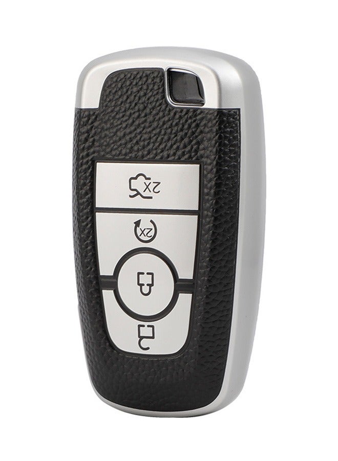 Suitable For 2022/2021/2020 Ford Edge Escape Expedition Explorer Fusion Mustang Ranger Bronco Maverick key Protection Case High-end Car Key Case - Image 2