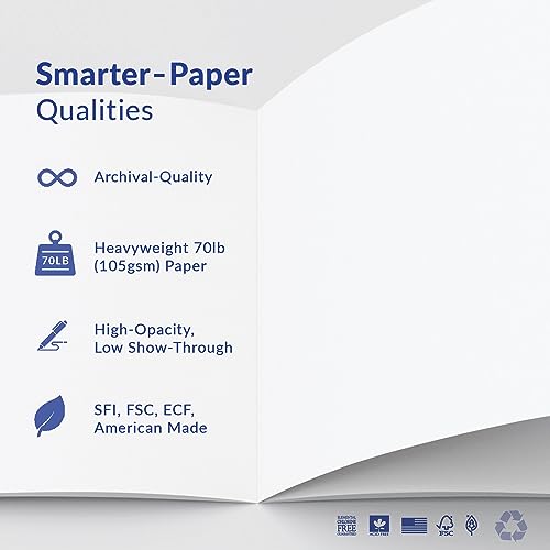 Vela Sciences Advanced E7-C Expanded Hardcover Lab Notebook, 9.25 x 11.75 in (23.5 x 30 cm), 144 Pages, Permanent Bound, 70lb Heavyweight Paper (1-Pack, Grid+) - Image 4