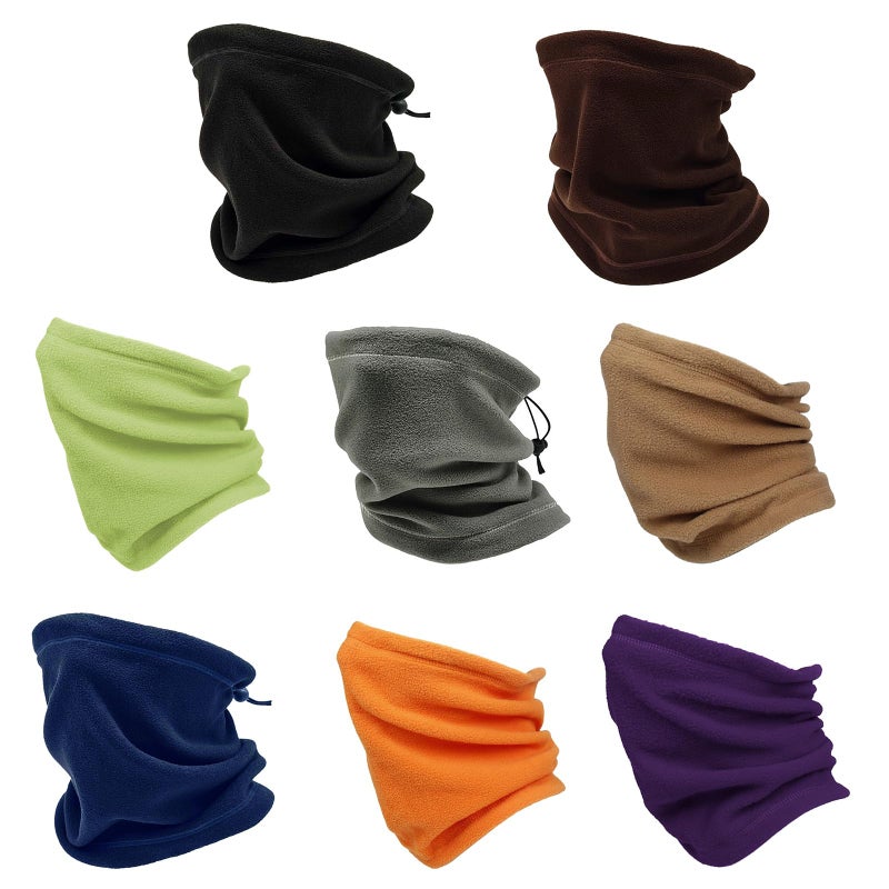 Black Fleece Sports Neck Gaiter Face Snood For Motorcycle Cycling Outdoor - Image 5
