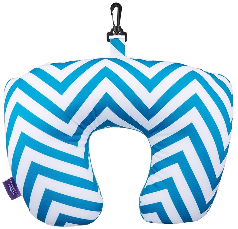 Viaggi U Shape Microbeads Travel Neck Pain Relief Neck Pillow - Image 1