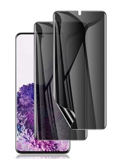 ELTRAZONE [2 Pack] Galaxy S20 Plus Privacy Screen Protector, Anti-Spy Flexibel Film TPU Screen Protector for Galaxy S20 Plus, S20+ 2020 6.7 Inch [Support Fingerprint ID] [Case Friendly] [Full Coverage] - Black  - Image 1
