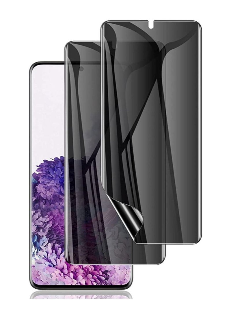 ELTRAZONE - [2 Pack] Galaxy S20 Plus Privacy Screen Protector, Anti-Spy Flexibel Film TPU Screen Protector for Galaxy S20 Plus, S20+ 2020 6.7 Inch [Support Fingerprint ID] [Case Friendly] [Full Coverage] - Black - Image 1