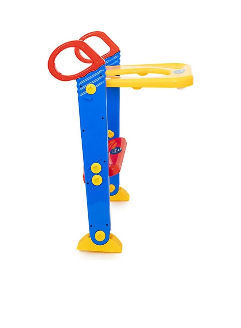 Foldable children's training chair with ladder for portable toilet - Image 2