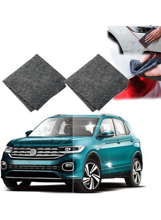 4 Pcs Car Scratch Repair Remover Cleaning Cloth, Upgrade Magic Car Exterior Care, Multipurpose Nano Sparkle Car Paint Restore Cloth Surface Polish, Water Stains, Rust and Scratches Remover - Image 1