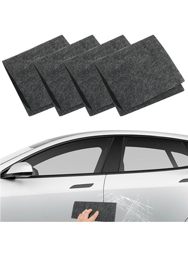 4 Pcs Car Scratch Repair Remover Cleaning Cloth, Upgrade Magic Car Exterior Care, Multipurpose Nano Sparkle Car Paint Restore Cloth Surface Polish, Water Stains, Rust and Scratches Remover - Image 4