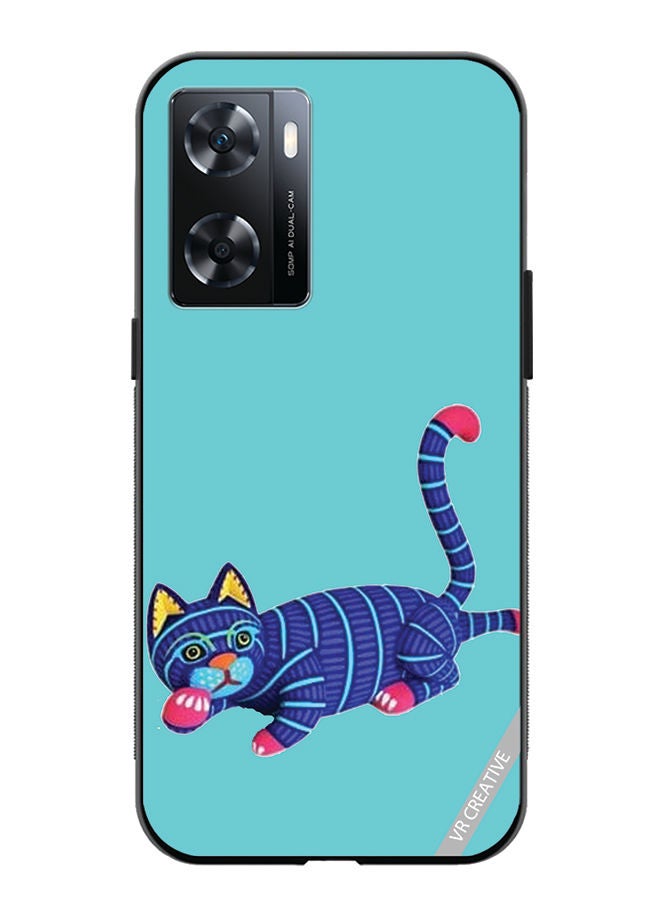 VR CREATIVE Protective Case Cover For OnePlus Nord N20 SE Cat Design Multicolour - Image 1