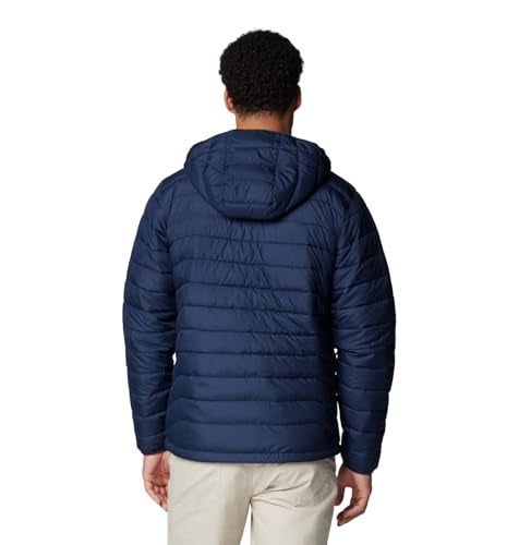 Columbia Men's Powder Lite II Hooded Jacket, Collegiate Navy, Small - Image 2