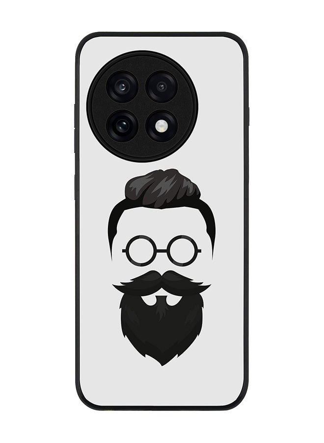 Stylizedd For OnePlus 13R / Ace 5 Pro Case,Slim fit Camera Protection, Shockproof Thin Phone cover  - Beard Hipster