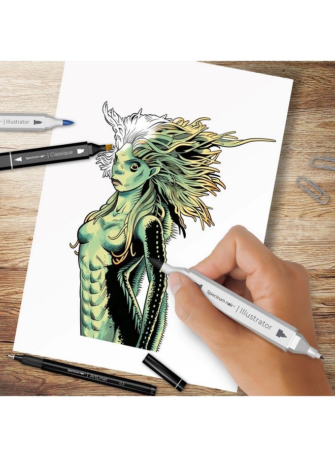 مجموعة Pro Fan Art مكونة من 24 قطعة مخلوقات سحرية