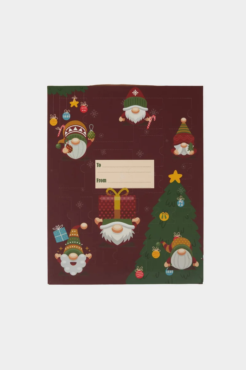 ديفاكتو Christmas Gnome Patterned Gift Tag/Card