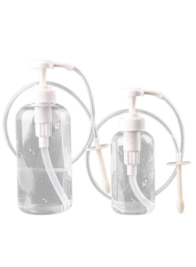 Generic Transparent Bottle Press Bottle Type Irrigator Enema Cleaner  - Image 1