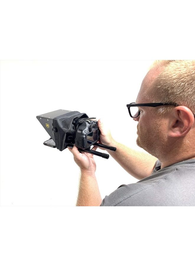 Glide Gear 3 in 1 TMP 75 Laptop Smartphone Prompt DSLR Video Zoom Teleprompter - Image 5