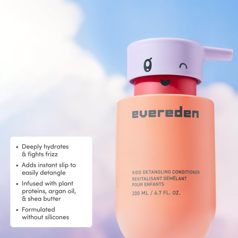 Evereden Kids Conditioner Detangler, 6.7 fl oz. | Children's Haircare | Non-toxic Conditioning for Silky Smooth Hair - Image 3