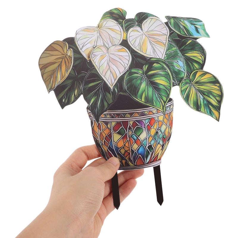 3pcs Garden Markers: Decorative Plant Label Stake PVC Plant Markers for Potted Nursery - Decoration Labels for Garden Yard Bonsai - Image 2