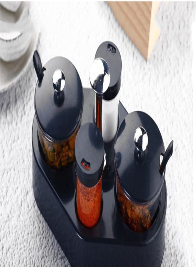Foliam 4 in 1 Pickle Container Jar Salt and Pepper Shaker for Dining Table - Image 2