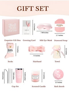 Hanayo Birthday Gift Set for Women Spa Gift Basket Best Gift Box for Mom, Wife, Friends, and Sisters  - Image 2