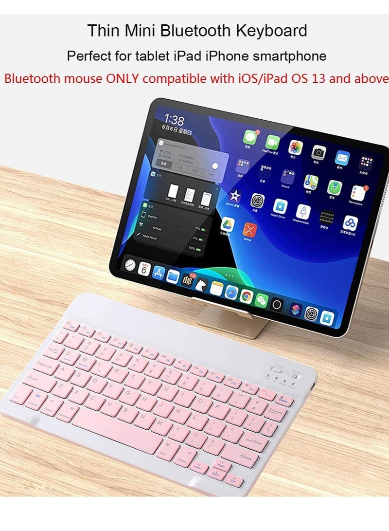DUSALA Wireless Mouse Keyboard Set for Android Windows Tablet Cell Phone iPhone iPad Pro - Image 4
