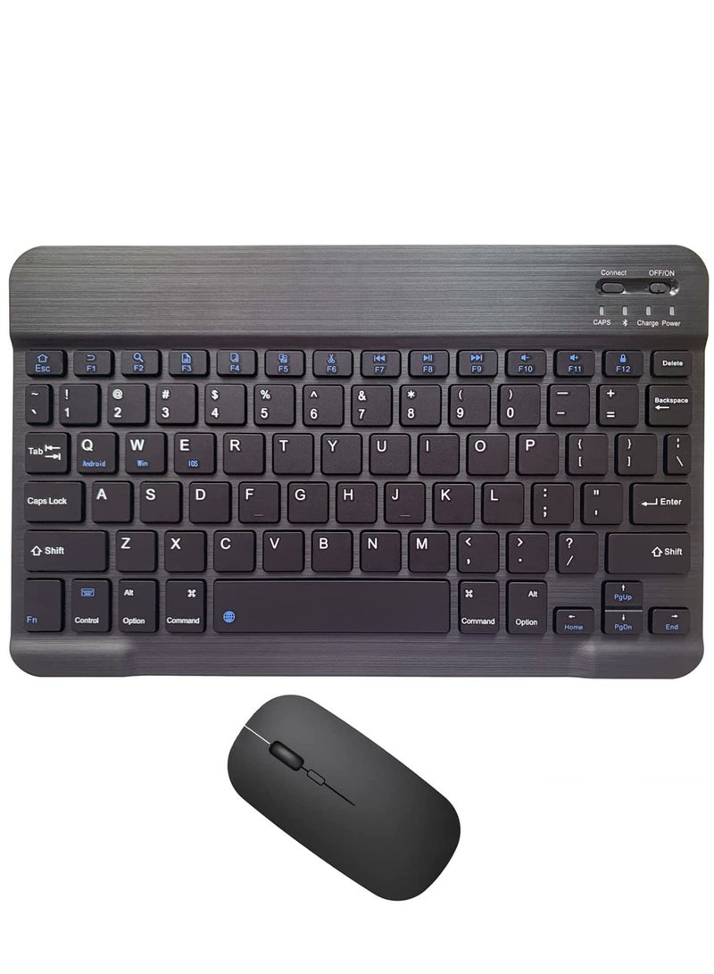 DUSALA Wireless Mouse Keyboard Set for Android Windows Tablet Cell Phone iPhone iPad Pro - Image 1