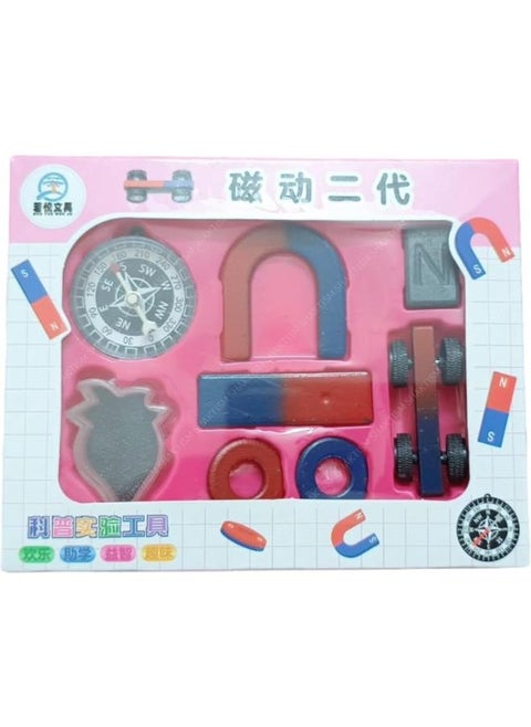 🧲 Magnetic Power Science Kit for Kids – Fun STEM Physics Exploration Set Type of Toy: Educational Science Kit – Number of Players: Solo or Group – Age Group: 6+ Years – Subtype: Magnetism Experiments – Theme: STEM Learning / Magnetic Force Exploration